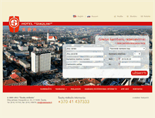 Tablet Screenshot of hotel.hotelsiauliai.lt
